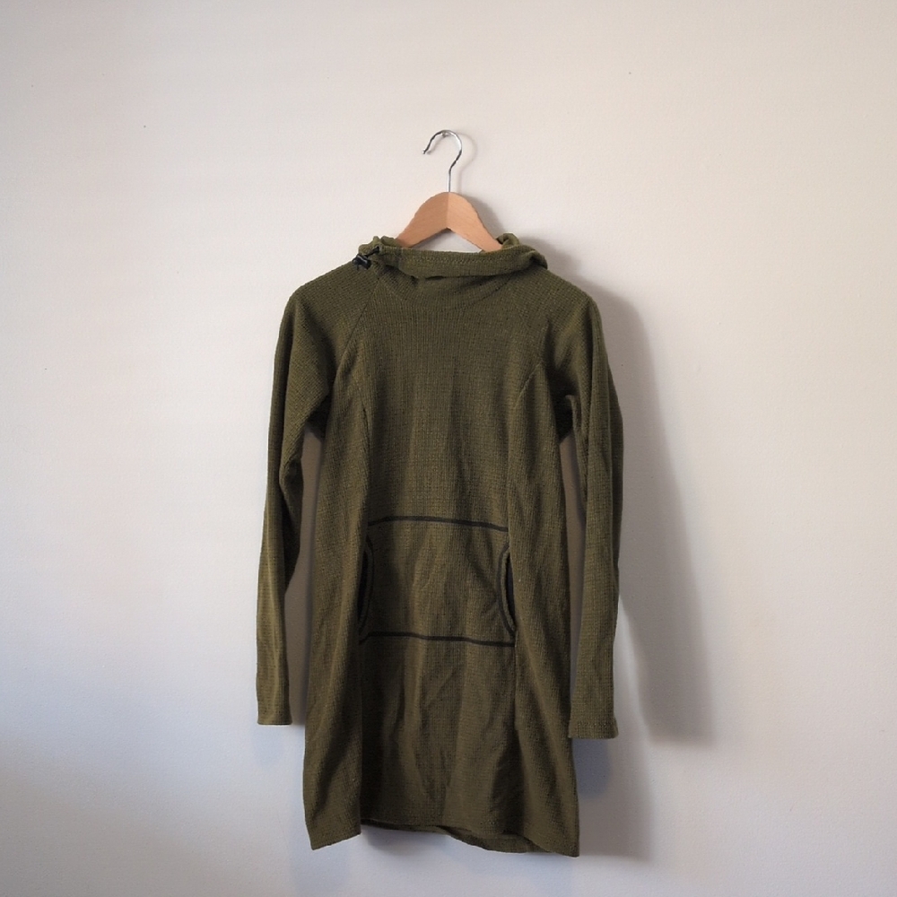 Melanzana Forest Green Women's Hoodie Dress